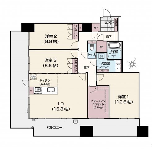 LA MIA CASA 間取り