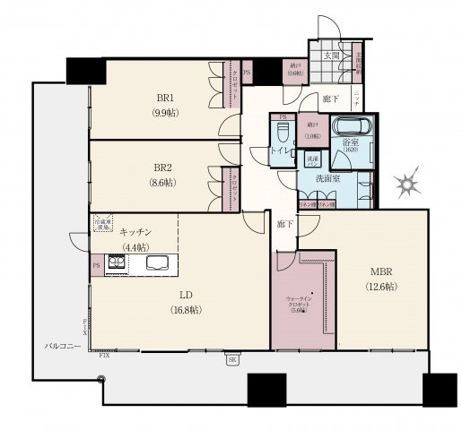 LA MIA CASA 間取り